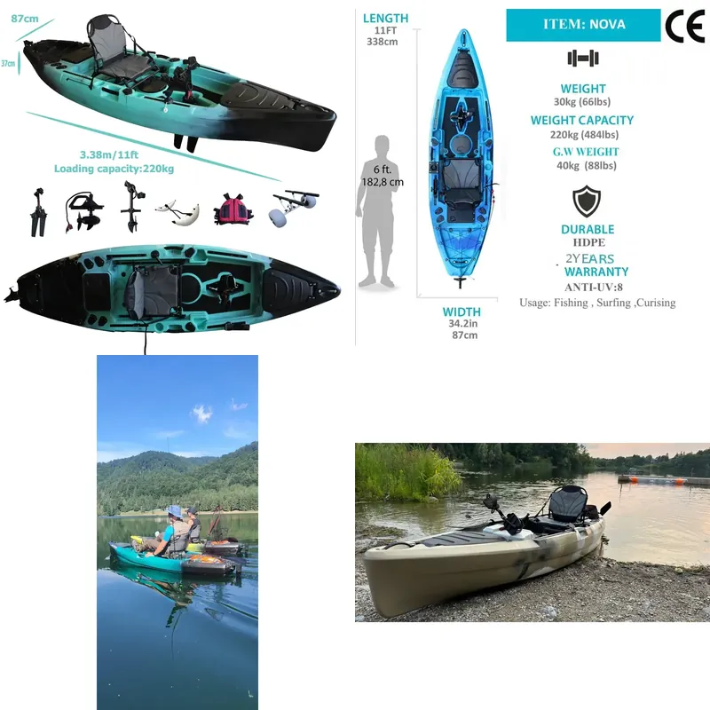 Fishing Kayak Sit In - Caiaque de Pesca com Pedal de