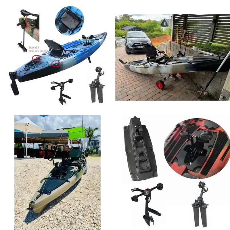 Fishing Kayak Sit In - Motor Elétrico de Pedal Único para