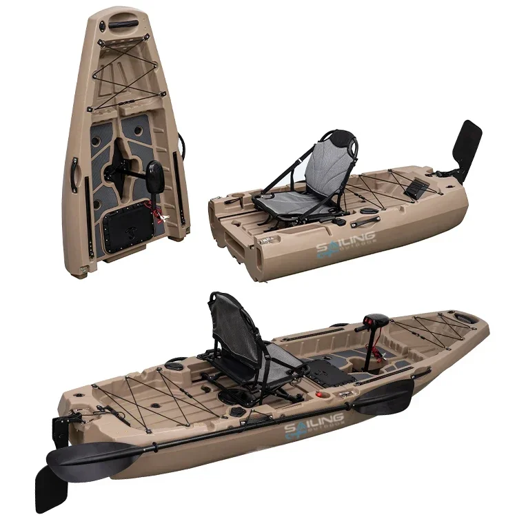 Fishing Kayak Pedal Drive - Caiaque Modular de Plástico Dobrável de