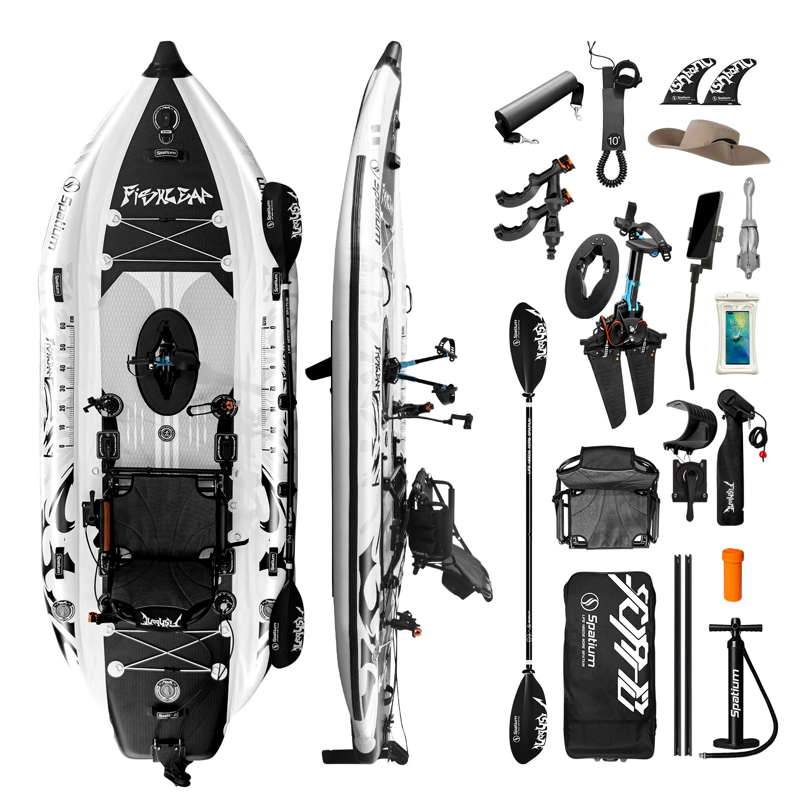 Fishing Kayak Seat - Caiaque Inflável Spatium de 11,5 pés