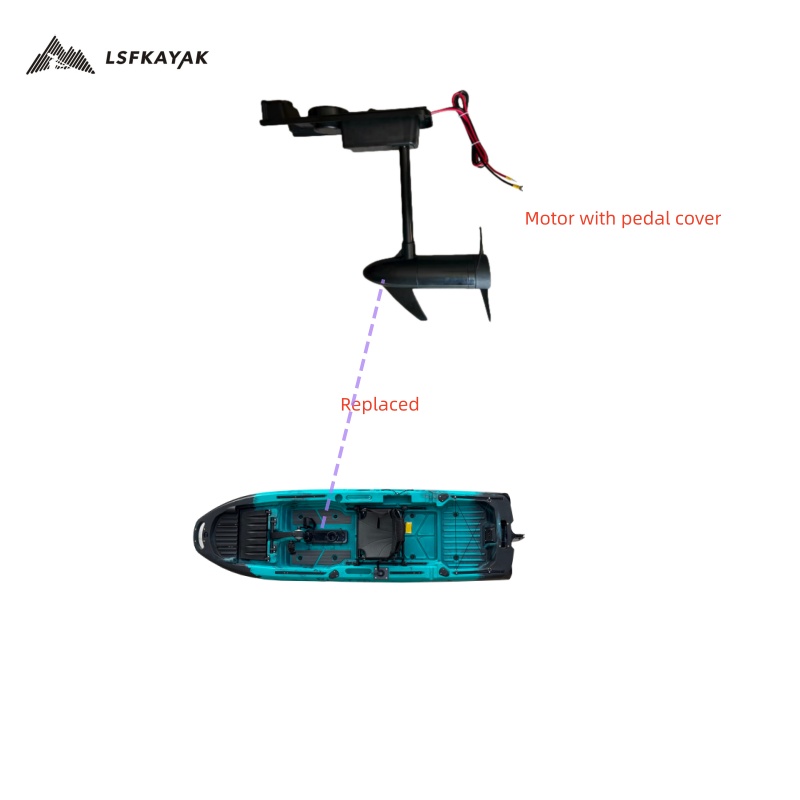 A conveniente capa de pedal e  - Fishing Kayak Cart avaliação e preço