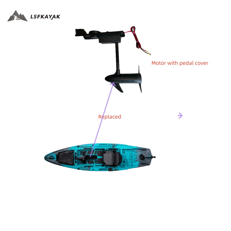 A conveniente capa de pedal e  - Fishing Kayak Cart avaliação e preço