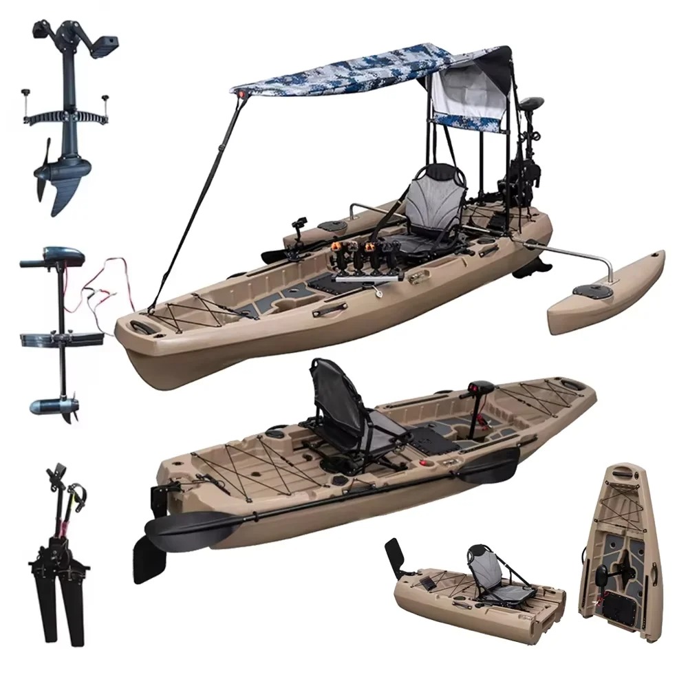 Caiaque Modular LLDPE com Peda - Fishing Kayak Pedal Drive avaliação e preço