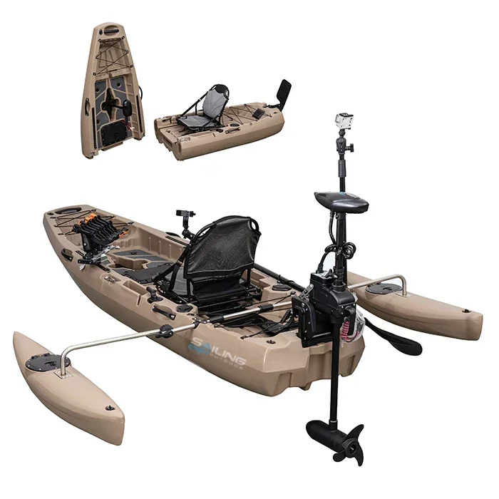Caiaque Modular de Plástico Do - Fishing Kayak Pedal Drive avaliação e preço